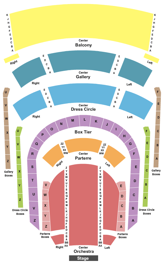 Smith Center Maybe Happy Ending Seating Chart